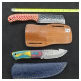 TWO (2) Knives incl. Damascus