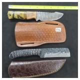 TWO (2) Knives incl. Damascus