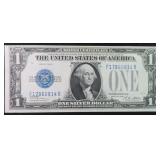 1928A $1 Silver Certificate, Funny Back, Very Nice