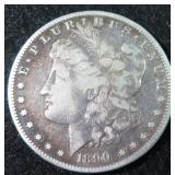 1890-S Silver Morgan Dollar