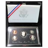 1998 U.S. Mint Premier Silver Proof Set, $19.02
