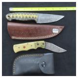 TWO (2) Knives incl. Damascus