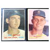 TWO (2) 1957 Topps Cards: Don Larsen and Don