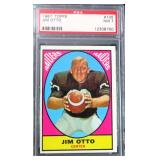1967 Topps #105 Jim Otto PSA 7