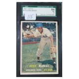 1957 Topps Baseball  #176 Gene Baker SGC 7
