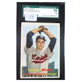 1957 Topps Baseball #113 Wilmer Mizell SGC 7