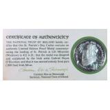 Irish .999 Fine Silver 1972 St. Patrick's Day
