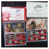 2007 U.S. Mint Silver Proof Set with Dollars and