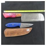 TWO (2) Knives incl. Damascus
