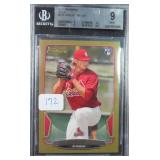 2013 Bowman Gold Shelby Miller (RC) Beckett 9