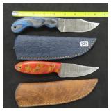 TWO (2) Knives incl. Damascus