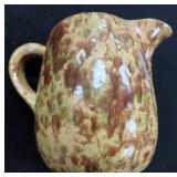 Early Splatter Ware Stoneware Pitcher, Incredible