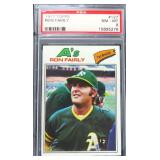 1977 Topps Ron Fairly PSA 8 A's