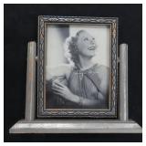 Art Deco Wooden Framed Photo of Sonja Henie