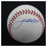 Josh Beckett Signed OML Baseball