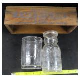 (3) Pieces: Harris Milk Cream Top Half Pint Bottle