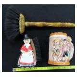 (2) OLD Brushes and a Pirates Mug