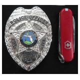 Dade County Sherif Deputy Badge and Victorinox