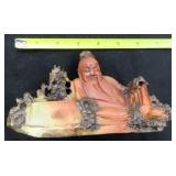 Asian Figure (carved stone?) 3.5'H, OLD