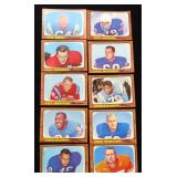 TEN (10) 1966 Topps Football Cards incl. Cookie