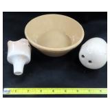 (3) Pieces: OLD Pie Bird, OLD String Holder and