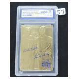 1997 Bleachers 23KT Gold Ruth/Gehrig Card