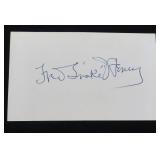 Fred 'Snake' Henry Signed Card with PSA COA