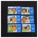 SIX (6) 1988 Brooklyn Dodgers Postcards