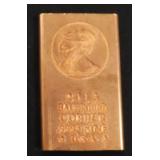 2013 Half Pound .9995 Fine Copper Bar