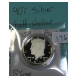 Silver Kennedy Half Dollar, $11.77 Melt 3-7-25