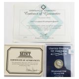 Silver 1932 Washington Quarter, $5.89 Melt