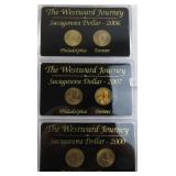 Three (3) Sacagawea Dollar Displays