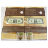 Native American Coin and Currency Displays with