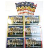 SIX (6) Presidential $ Displays incl. (3) Gold