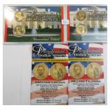 TWO (2) Presidential Dollar Displays