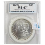 1882-O Silver Morgan Dollar