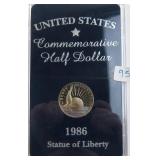 1986 Statue of Liberty Half Dollar