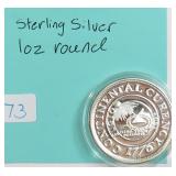 Sterling Silver One Troy Ounce Bullion Round