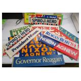Political Campaign Stickers  Super Find!