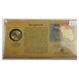 2000-P Sacagawea Dollar Display