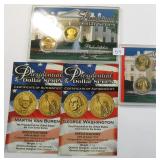 TWO (2) Presidential Dollar Displays