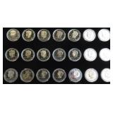 Twenty-One (21) Kennedy Half Dollar Collection