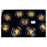 Nine (9) Bronze Rounds