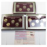 Three (3) State Quarter Sets, All Denver Mint