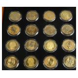 Sixteen (16) Presidential Dollars incl. Proof and