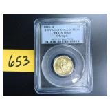GOLD 1988-W Olympic, PCGS graded MS69