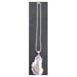 Sterling Silver Mineral Necklace