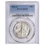 1946-D Walking Liberty Half Dollar PCGS MS-65