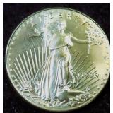One Ounce Fine Gold: $50 1996 Gold Eagle, Tested