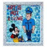Jozza, 'Art Is not a Crime' Hand Signed Original